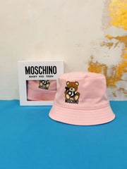 Moschino Baby Toy Teddy Bear Bucket Hat Gift Box Set