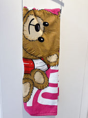 Moschino Pink  Cotton Beach Towel