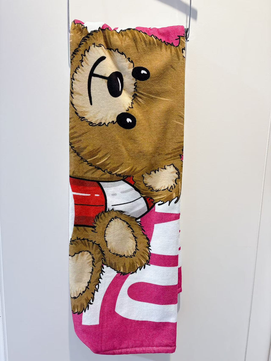 Moschino Pink  Cotton Beach Towel