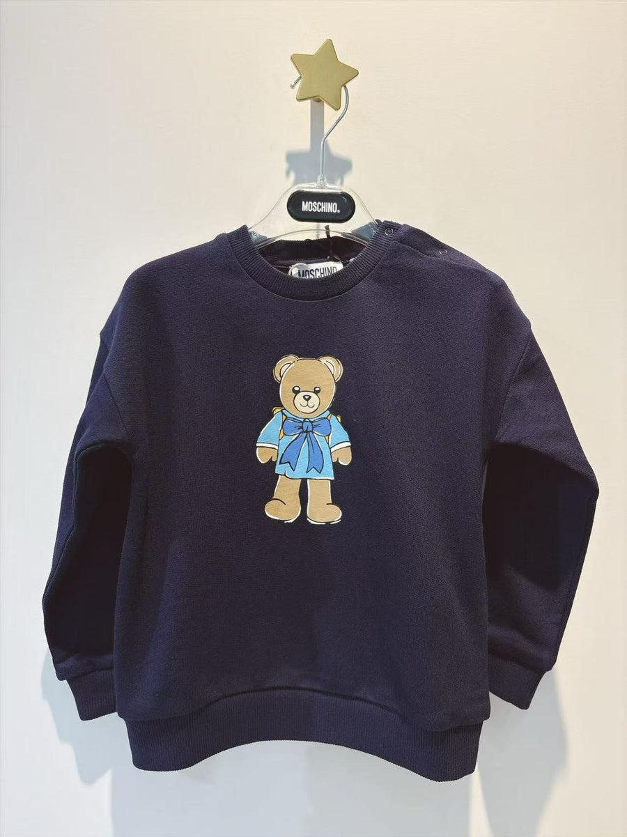 Moschino Baby Sweatshirt Front and Back Print