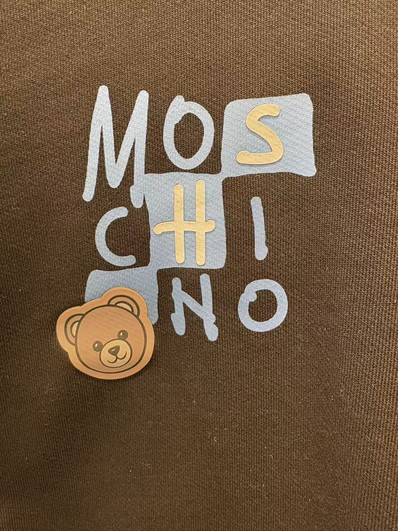 Moschino Kids Black Sweatshirt with Fun Logo