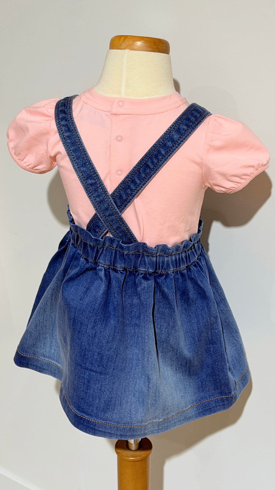 Moschino Baby Girls Pink Tee with Dress Set