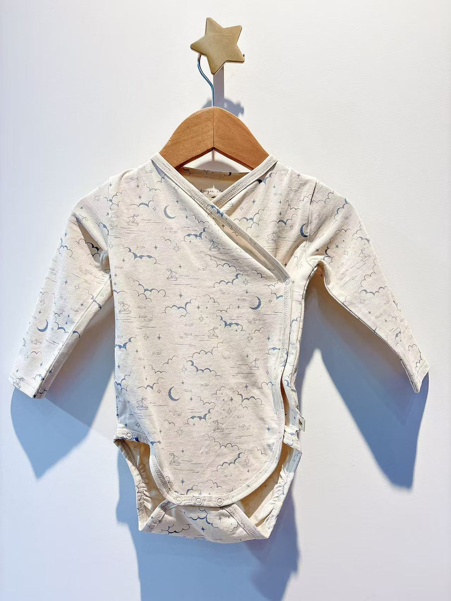 Konges Slojd Basic LS Bodysuit - Cielo Marino