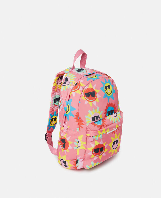 Stella McCartney Kids Girls Pink Sunshine Backpack (42cm)