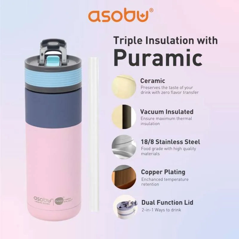 Asobu Aspen Pastel Green Special Edition 20oz Bottle