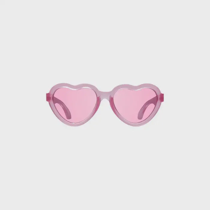 Babiators Non-polarized CUSTOME LIMITED EDITION - HEART SUNGLASSES FUSHIA HAZE (IncludesMicrofiber Printed Bag)