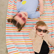 Babiators Non-polarized CUSTOME LIMITED EDITION - HEART SUNGLASSES FUSHIA HAZE (IncludesMicrofiber Printed Bag)