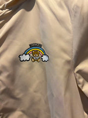 Moschino Baby Rainbow Logo Print Hooded Jacket
