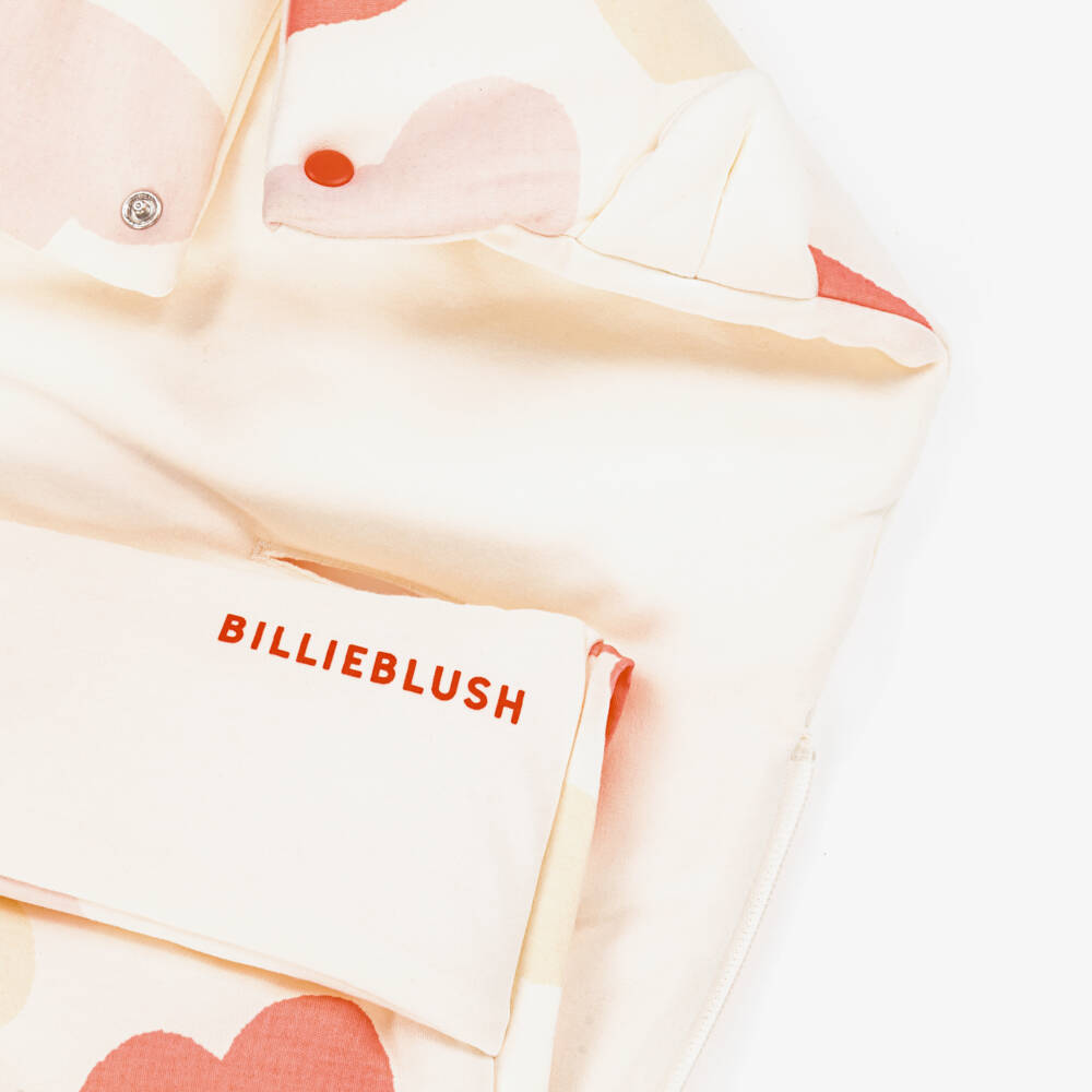 Billieblush Baby Girls Ivory Cotton Hearts Nest (84cm)