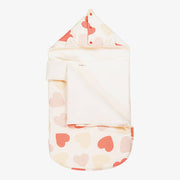 Billieblush Baby Girls Ivory Cotton Hearts Nest (84cm)