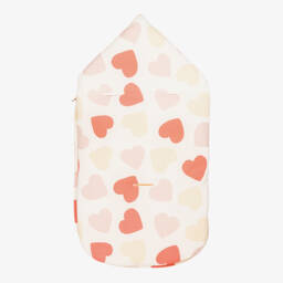 Billieblush Baby Girls Ivory Cotton Hearts Nest (84cm)
