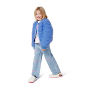 Billieblush Girls Blue Denim Pants With Words