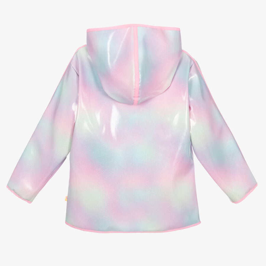 Billieblush Girls Lilac & Purple Glittery Raincoat