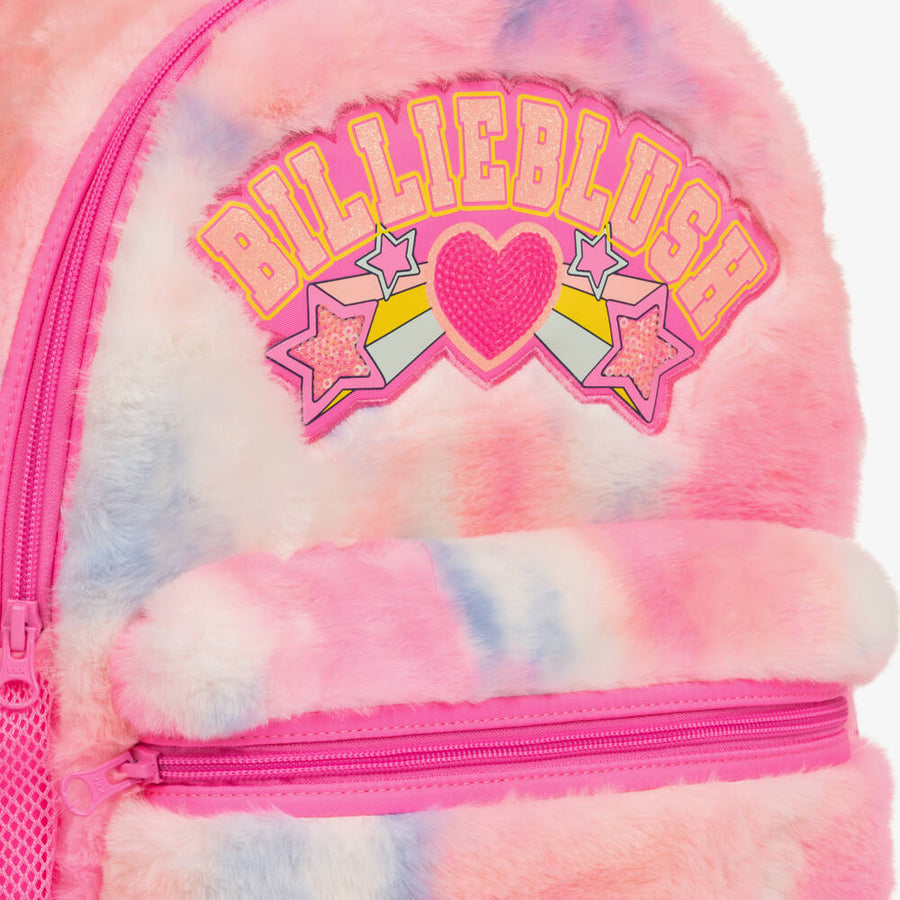 Billieblush Girls Faux Fur Backpack