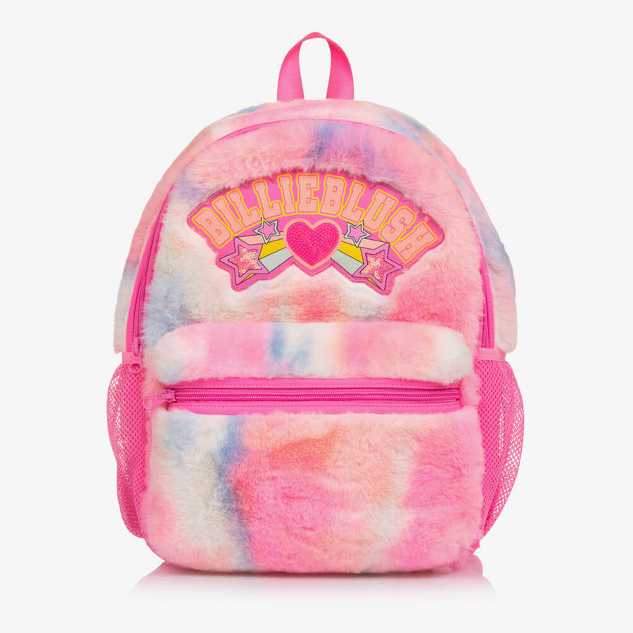 Billieblush Girls Faux Fur Backpack