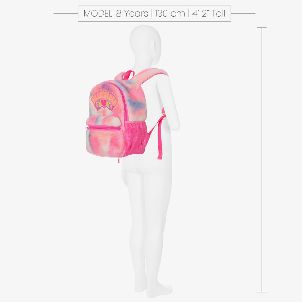 Billieblush Girls Faux Fur Backpack