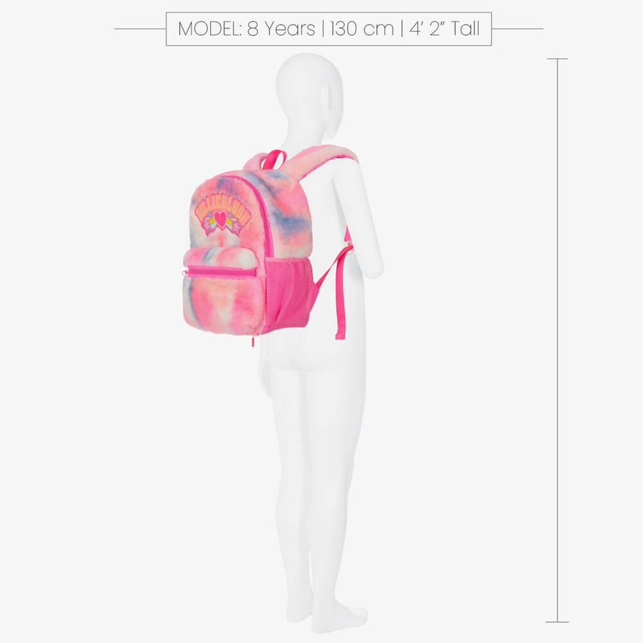 Billieblush Girls Faux Fur Backpack