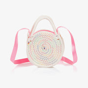 Billieblush Girls Ivory Woven Handbag (15cm)