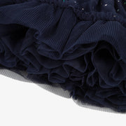 Billieblush Girls Navy Blue Sequinned Tulle Dress