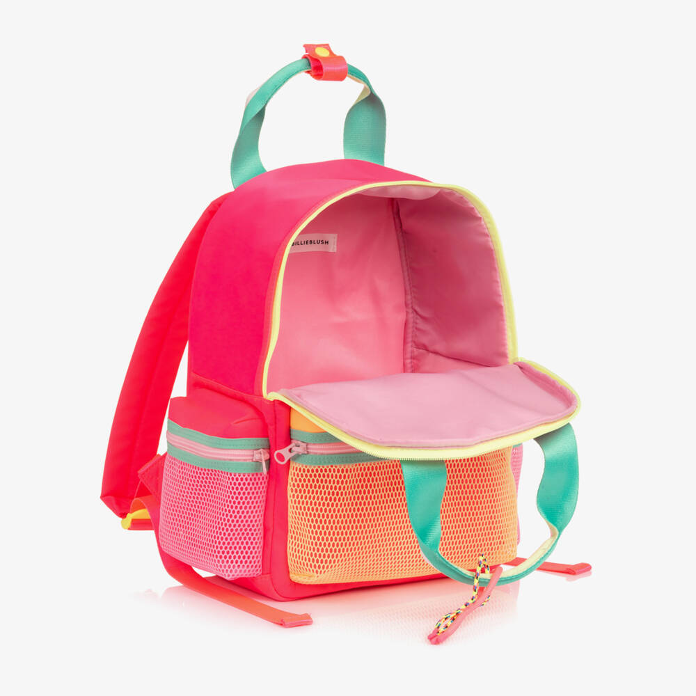 Billieblush Girls Neon Pink Backpack (34cm)