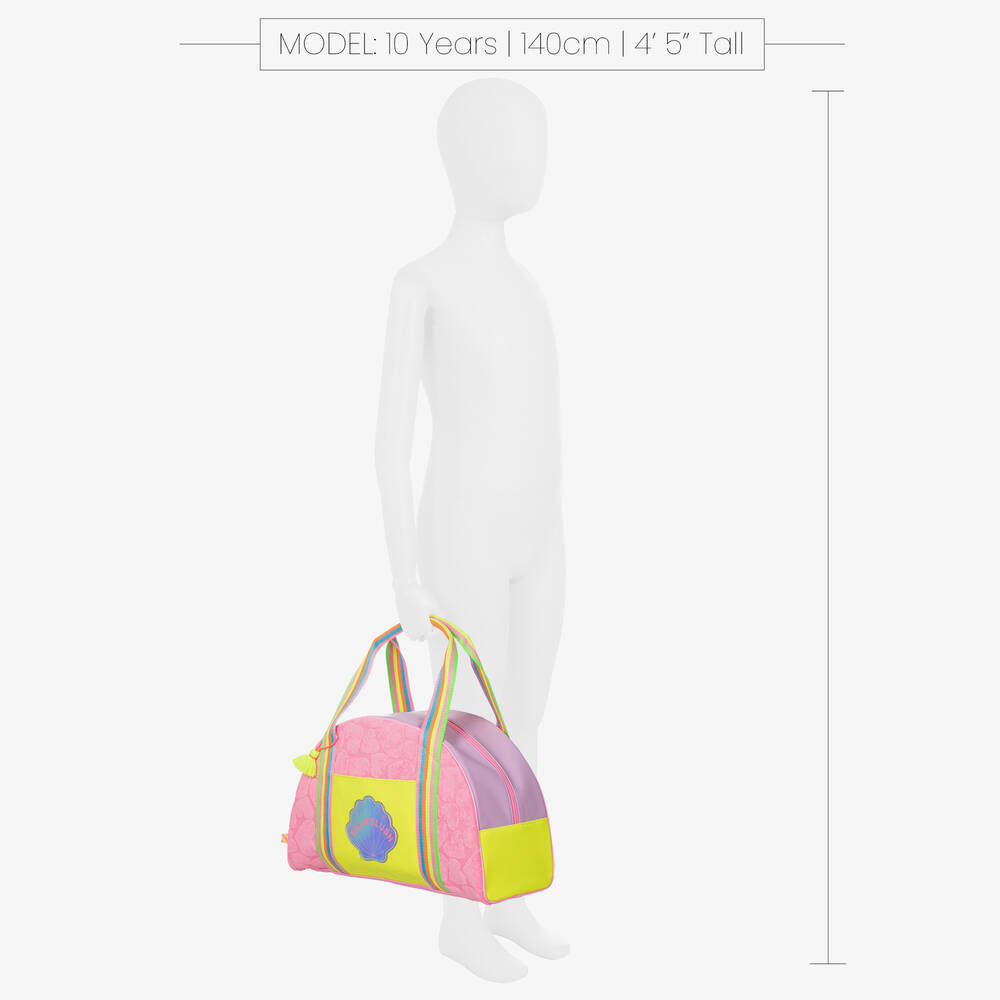 Billieblush Girls Neon Pink Faux Leather Bag (42cm)