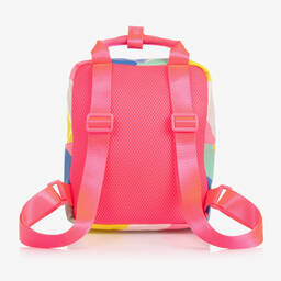 Billieblush Striped Rubber Coated Backpack with Multico Logo