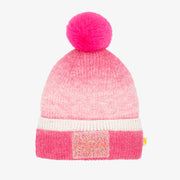 Billieblush Girls Pink Ombré Knitted Bobble Hat