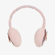 Billieblush Girls Pink Sequined Velour Ear Muffs