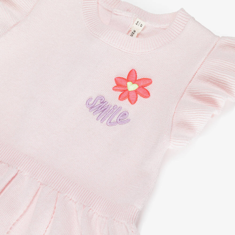 Billieblush Baby Flower Knit Dress