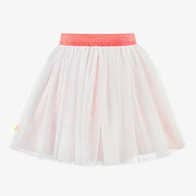 Billieblush Girls White Sequin & Glitter Tulle Skirt