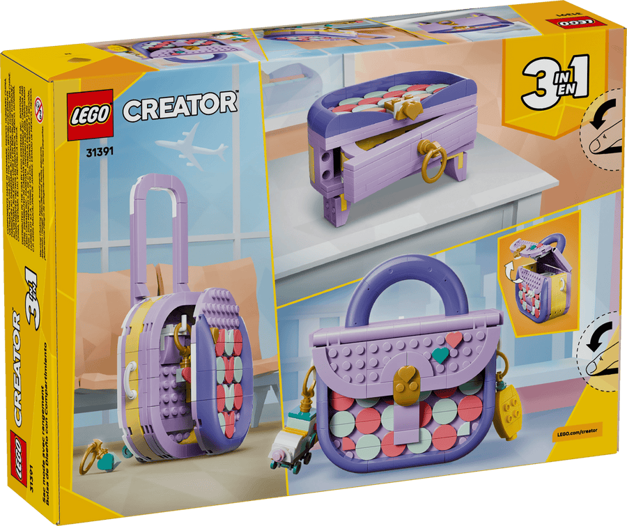 LEGO Creator 3-in-1 Art Fashion Bag with Storage 31391