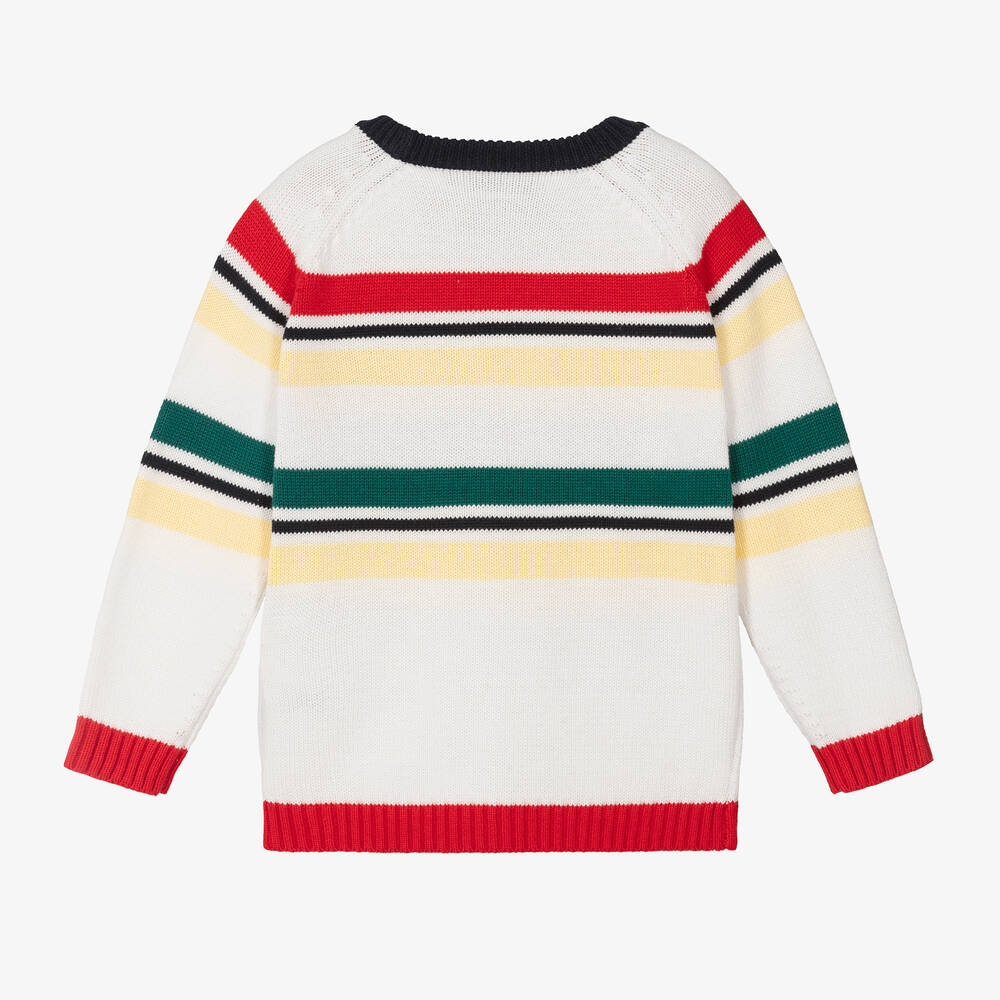 Bonpoint Boy Ivory Florencio Sweater