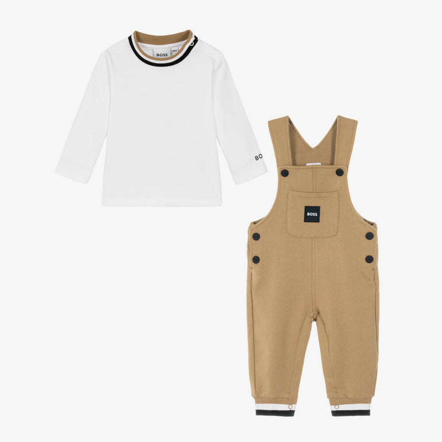 Boss Baby Overalls and LS Tee with Logo Gift Box Set