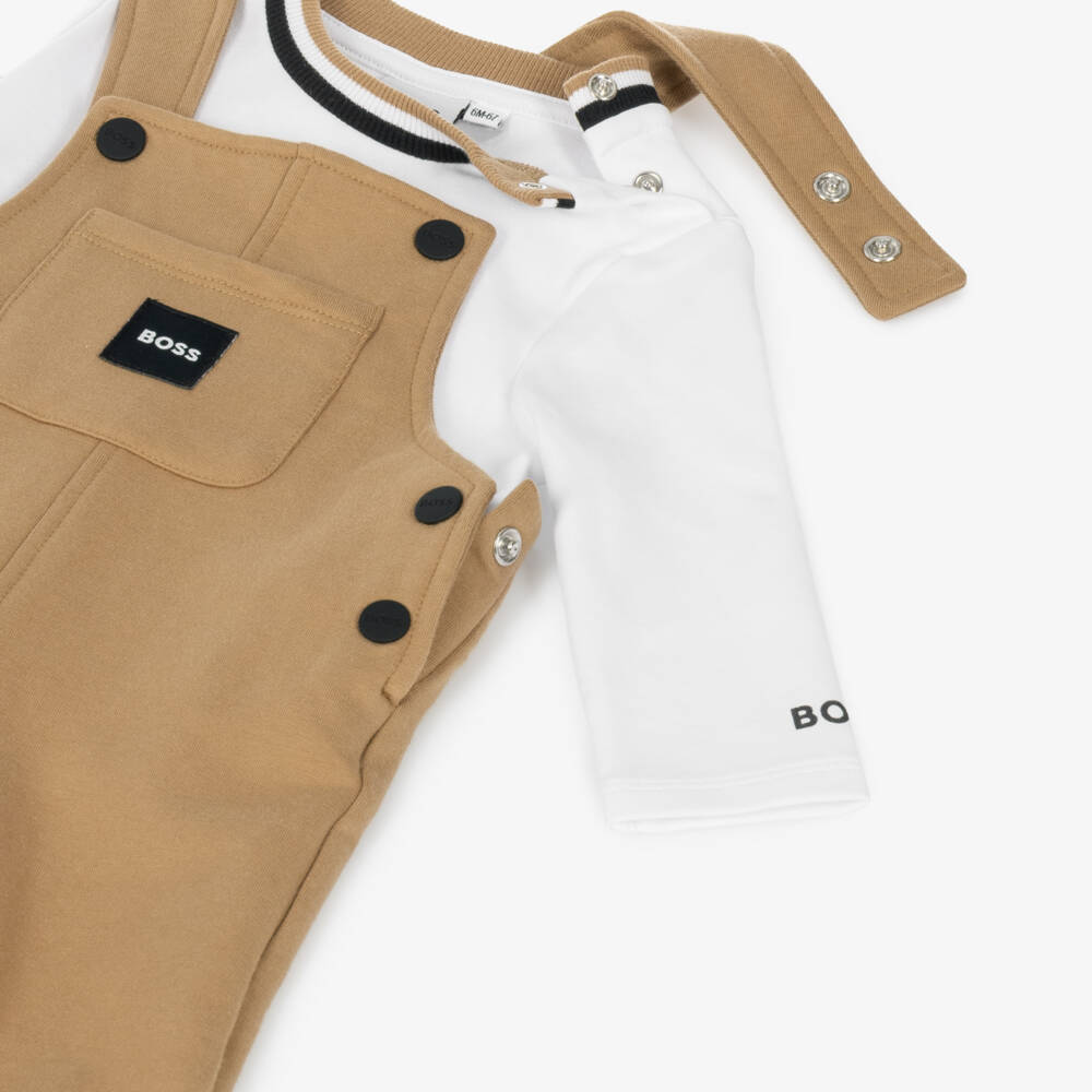 Boss Baby Overalls and LS Tee with Logo Gift Box Set
