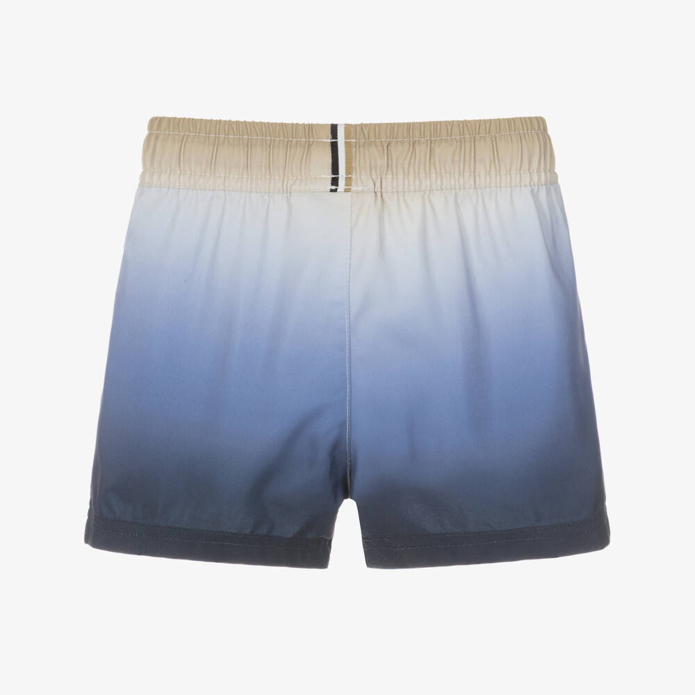 Boss Baby Boys Blue Ombré Swim Shorts