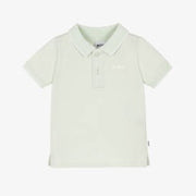 Boss Baby Boys Pale Green Cotton Piqué Polo Shirt