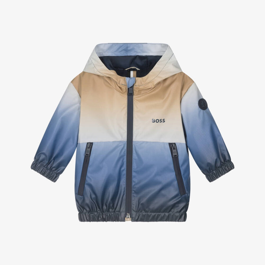 Boss Baby Boys Blue Ombré Water-Repellent Jacket