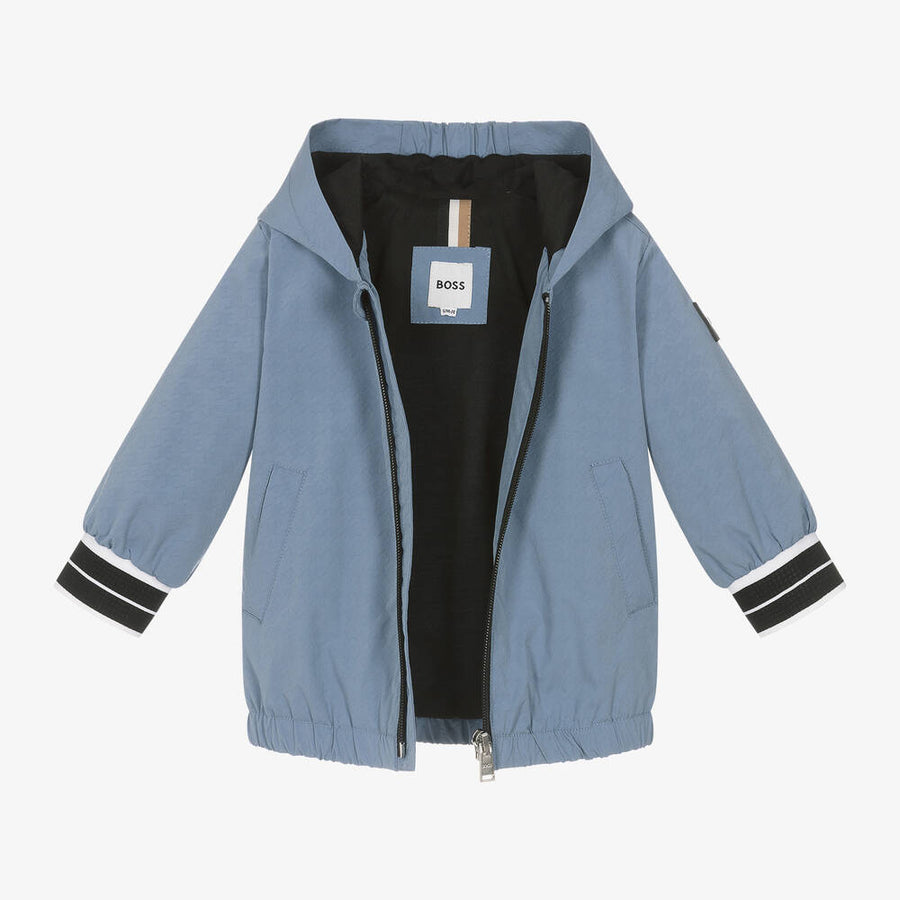 Boss Boys Blue Windbreaker Jacket