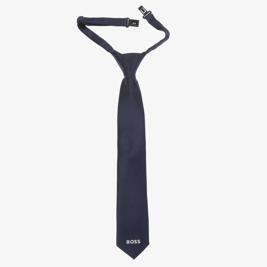 Boss Navy Blue Tie