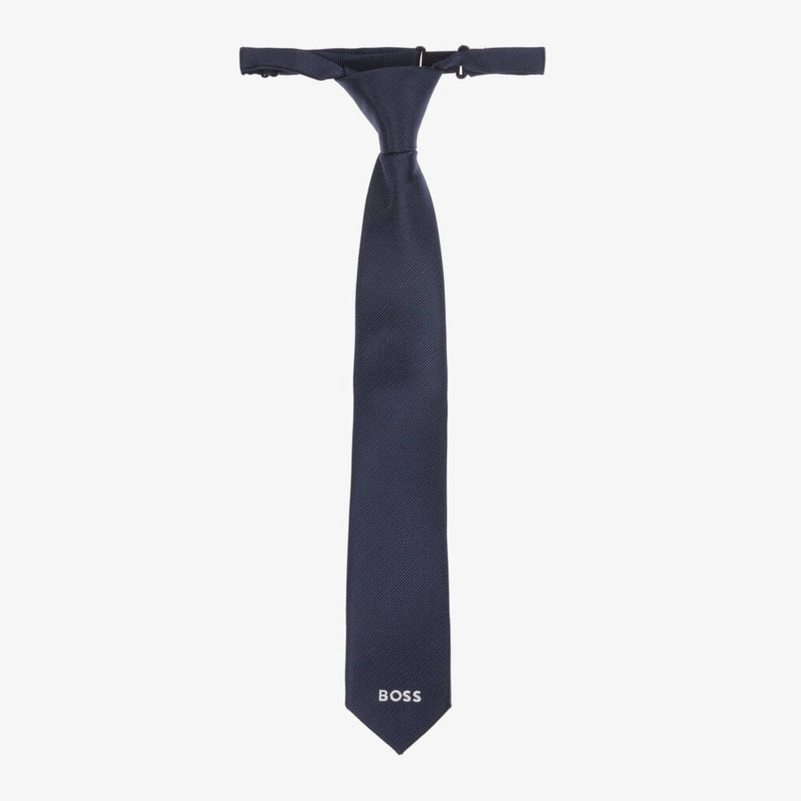 Boss Navy Blue Tie