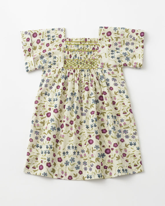 Bonpoint Liberty Smocked Paysanne Dress