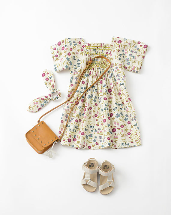 Bonpoint Liberty Smocked Paysanne Dress