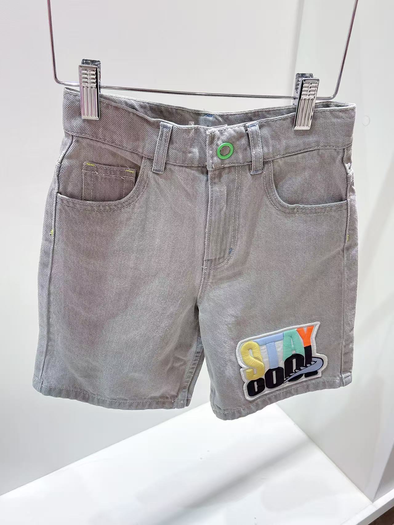 Billieblush Boys Stay Cool Denim Bermuda Shorts