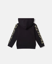 Stella McCartney Boys Black Cotton SMC Logo Tracksuit
