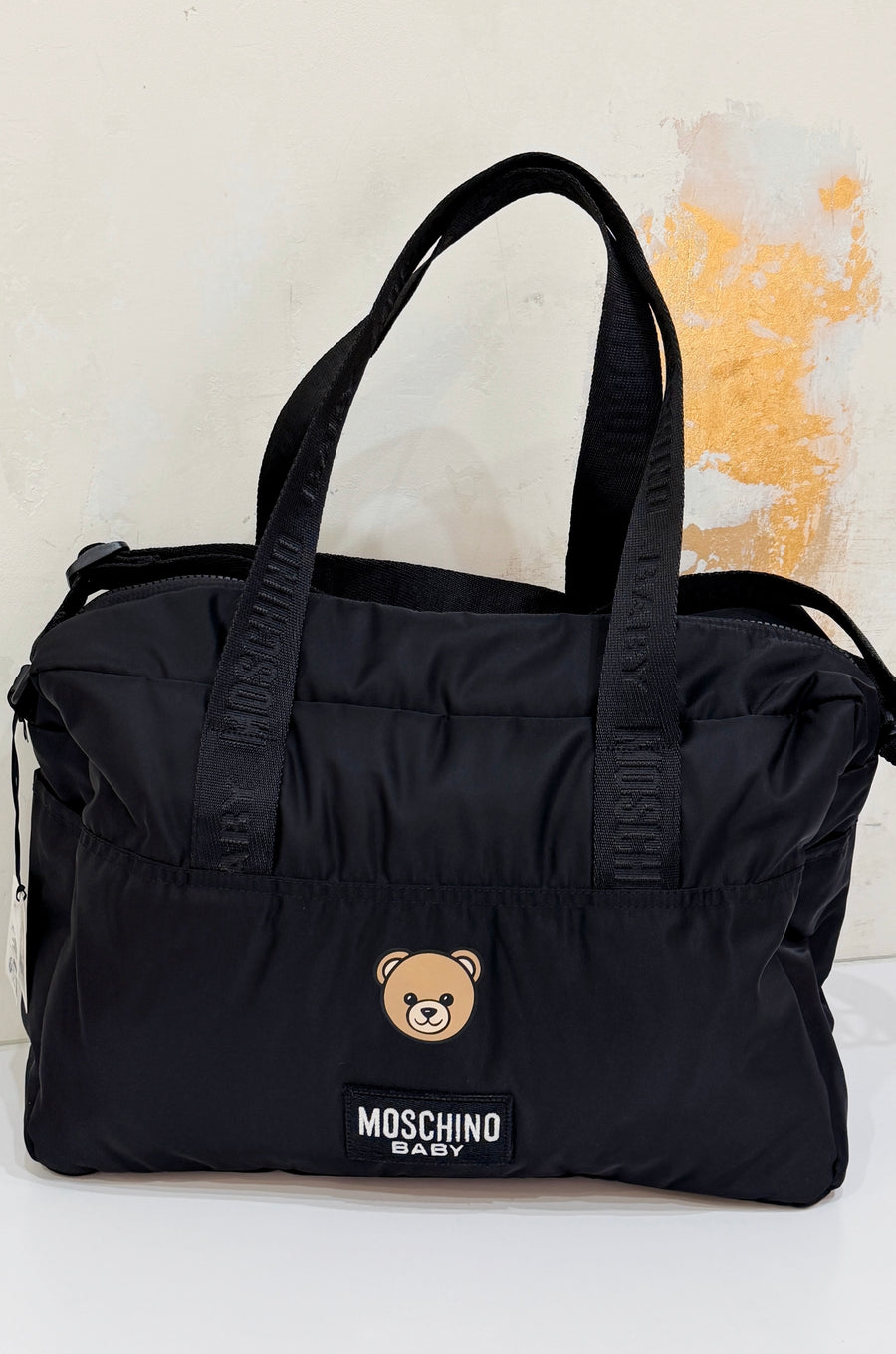 Moschino Black Baby Changing Bag