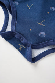 Norsu Baby Organic Long-sleeve Onesie-Hockey
