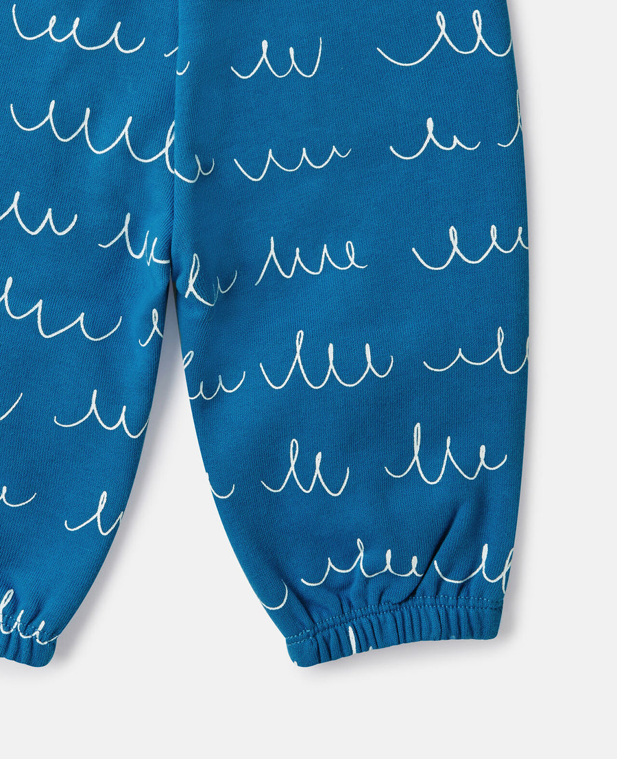 Stella McCartney Kids Monster Graphic Full-Zip Hoodie and Jogging Set