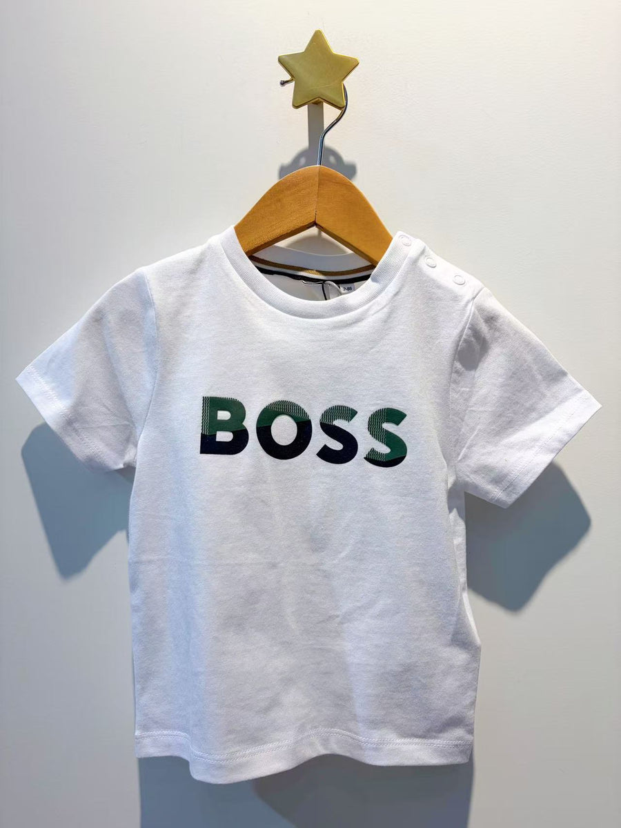 Boss Baby Green Logo Tee and Shorts Set