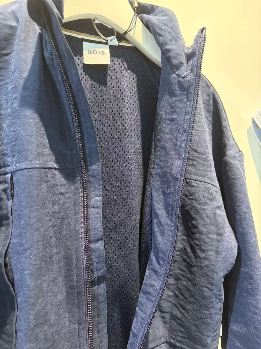 Boss Zip-up Stain Cardigan Track Jacket