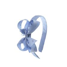 Olilia Designs headband with medium bow and Swarovski crystals